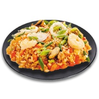 Плов с креветками